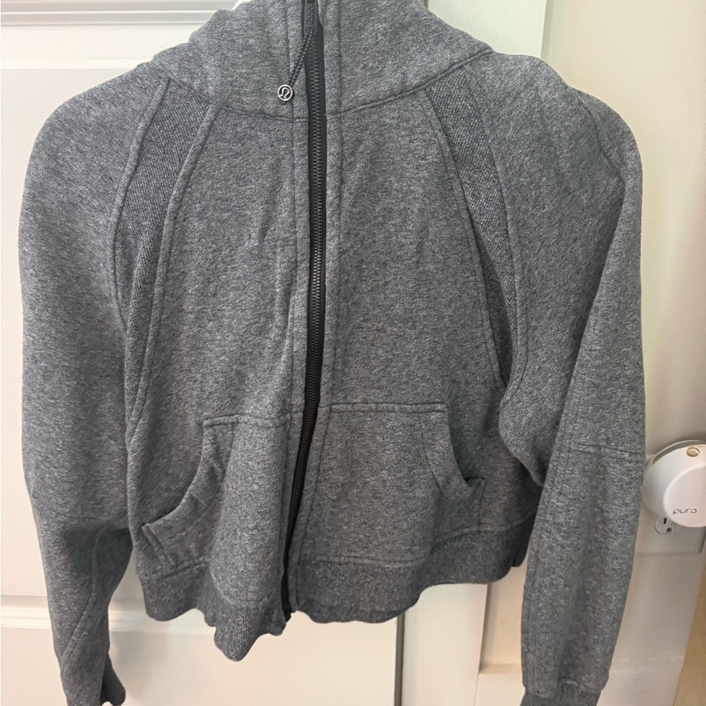 Lululemon Scuba Gray Zip-Up Hoodie XS/S